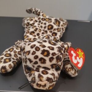 Ty Beanie Baby Leopard Plush